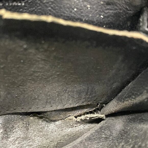 Auth BOTTEGA VENETA Intrecciato - Black Leather B********* Coin Case - Picture 11 of 12